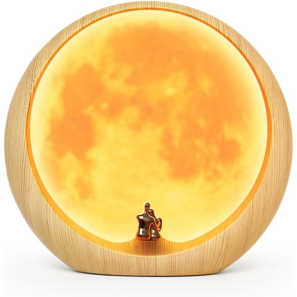Moon Ambient Light DIY Jubilæums Bryllup Valentinsdag Gaveideer Kunst Dekor