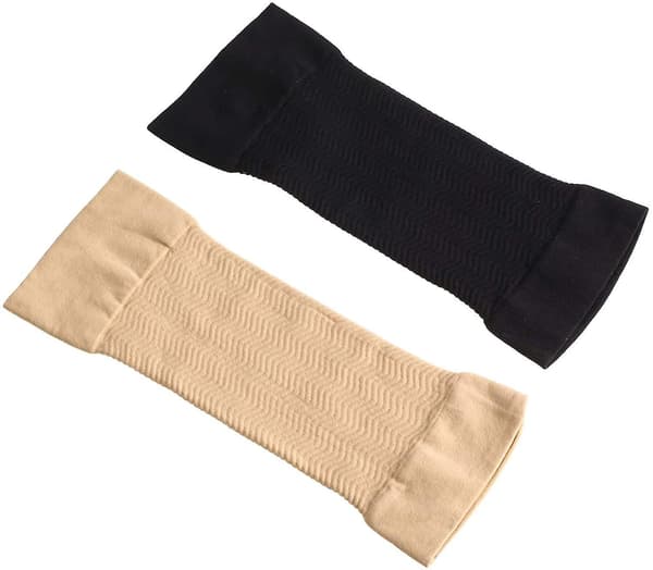 4 Par Armstrumpor för Slimmande Effekt - Elastiska Kompressionsärmar för Sport