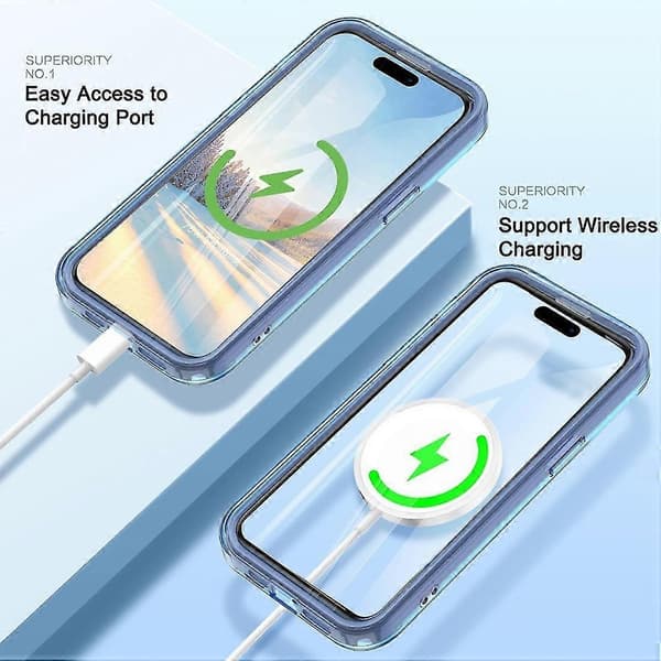 Farverigt Magsafe Magnetisk PC + TPU Telefoncover til Iphone 14 Pro Max
