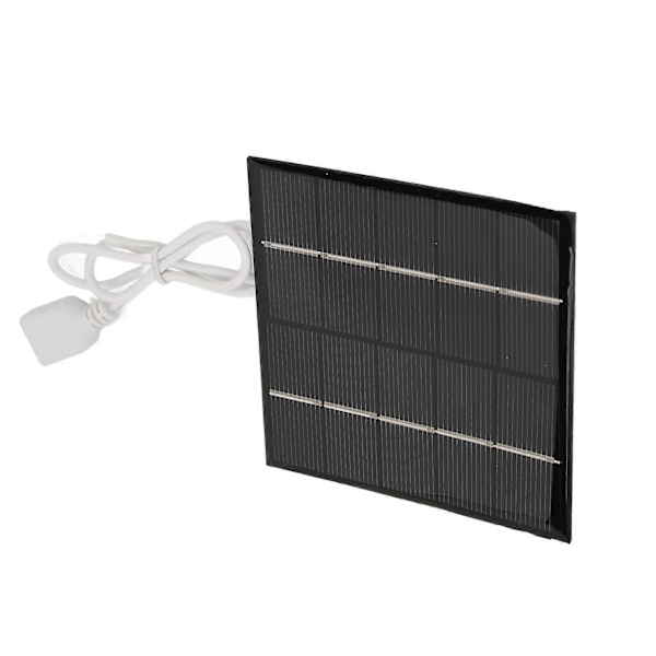 Mini USB Bærbar Lett Polycrystalline Silisium Lite Solcellepanel 5V 1.2W for Mobiltelefon