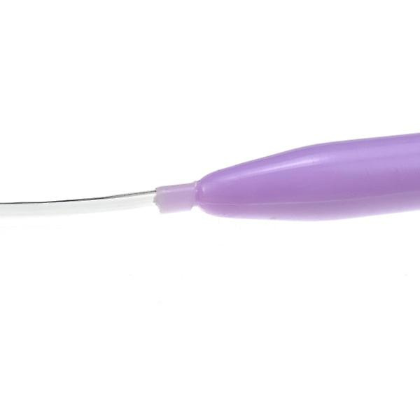 12 Rundpinde i Plastik, 80 cm, Rundstrikkepinde, Værktøj til Strikkeprojekter, Flerfarvet One Size