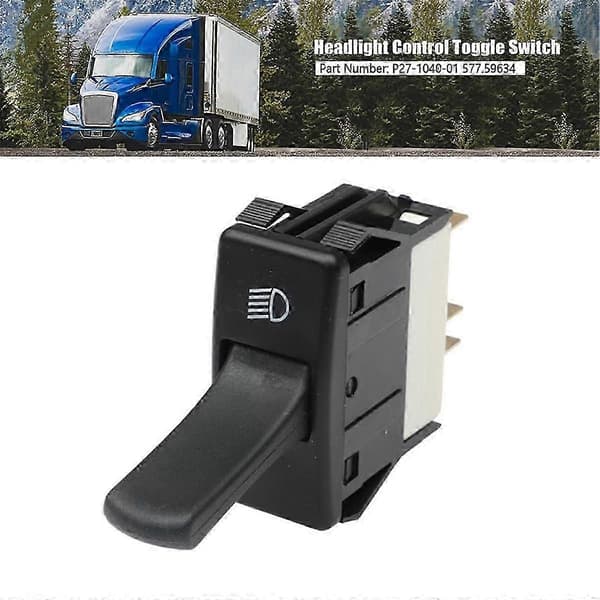 Ny frontlyskontrollbryter svart passer for P27-1040-01