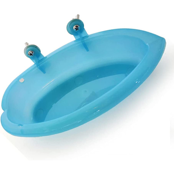 Fågelbad i plast, fågelbadleksak, fågelbur, matbehållare