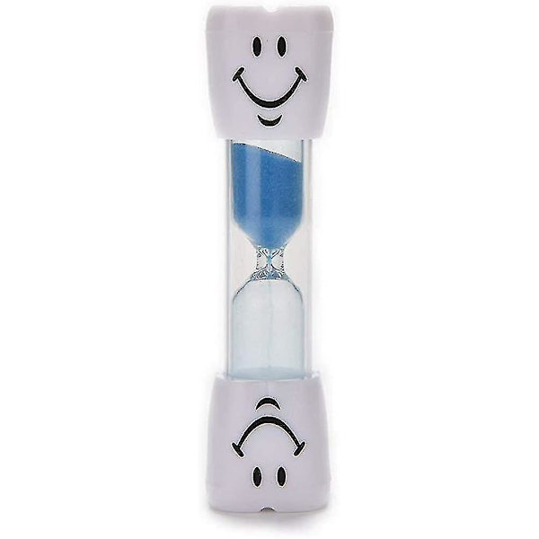 3-pak børnetandbørstetimer, 2 minutters smiley timeglas, timeglas