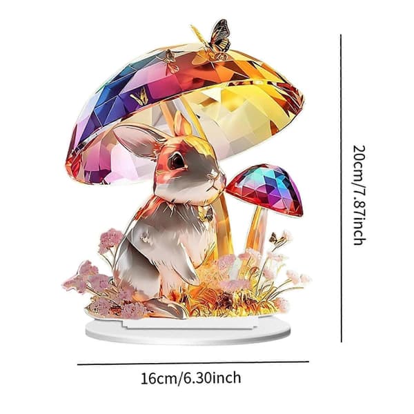 2D Kanin Ornament Gaver Håndlavet Påskepynt til Kontor Tema Fest Festlig Stil A Style B