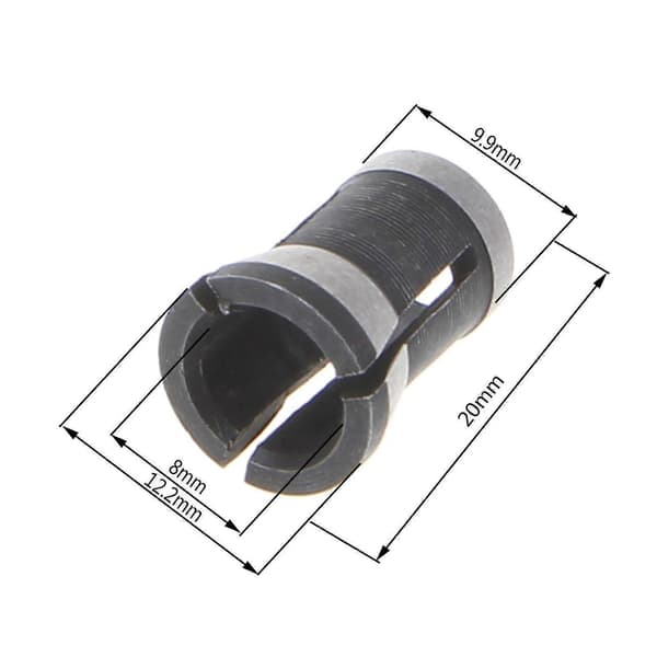 6,35/8 mm spännhylsa Gravyr Fräsmaskin Elektrisk Överfräs Hög Precision