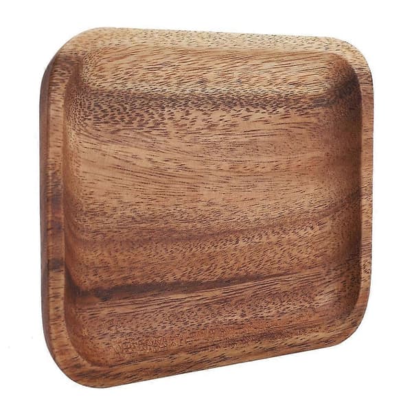 Sushi bakke i træ, snacks, salat, desserter, serveringsfad 16,5*12,5*2 cm