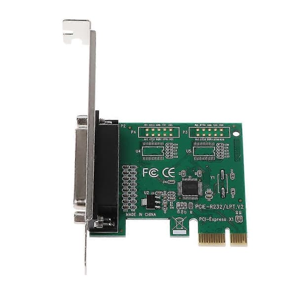 Parallellport Db25 25-pin Lpt-skriver til Pci-E Express-kortkonverteradapter 1 stk