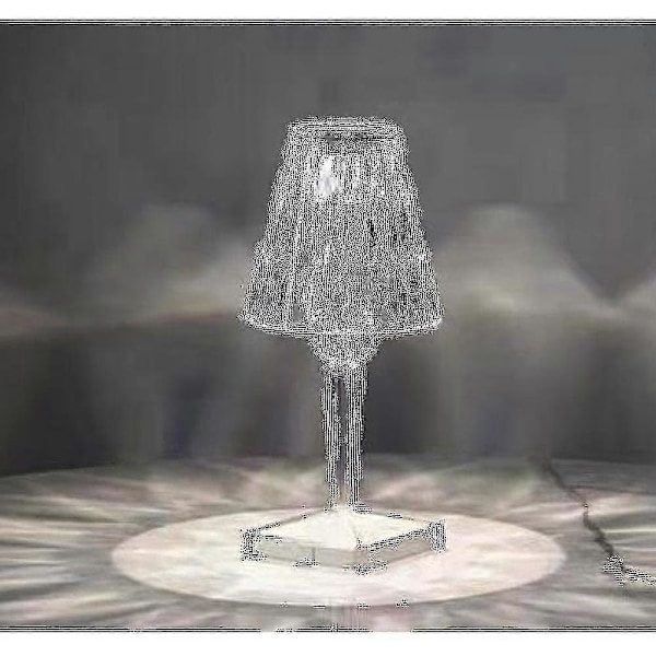Italiensk Design Kartell Akryl Natlys Bordlampe