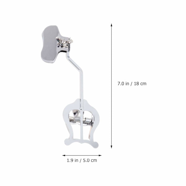 Trompetstativ Trombone Lyre Node Marching Band Flip Folder Clip Trompetist Lyre Trompet Musikholder til Trombone Trompet Lyre