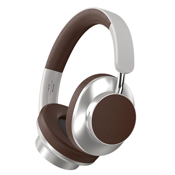 Bluetooth Over-Ear Hovedtelefoner Trådløse Hovedtelefoner Diadema Circum-aural, Krystallyd, Lavt Strømforbrug, ANC, Letvægtskomfort – Kompatibel - 902 Brun