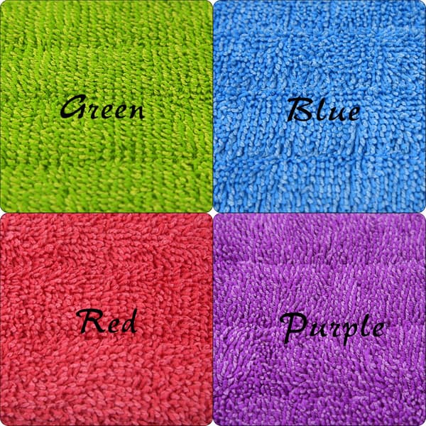 4-pak spraymopp puter, mikrofibermopp påfyllings pute avsløre mopp hode erstatningspute for rengjøring 42x14cm