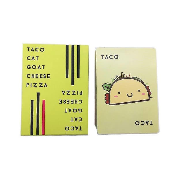 Taco Cat Goat Cheese Pizza -pahvipeli Qyroadwolf