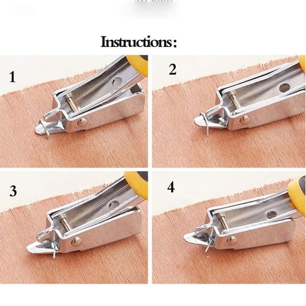 Hefteklammerfjerner Heavy Duty Hefteklammerfjerner, Hefteklammertrekkerverktøy Møbelkonstruksjon Heavy Duty Hefteklammerfjerner Tack Lifter