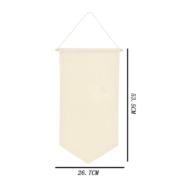 2 st väggmonterad bricka display canvas emalj brosch samling display banner medalj pin förvaring krage flagga vimpel ram(beige)