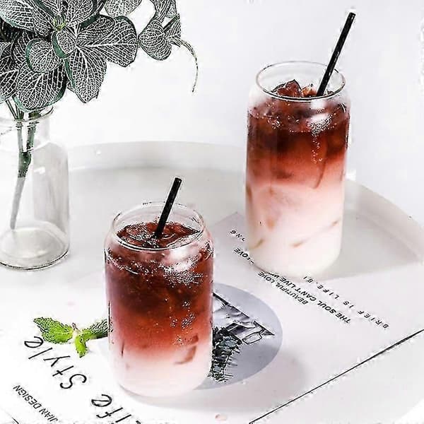 4-pack burkformade glas, moderna vattenmjölksglas, enkla koppar, ölglas, milkshakeglas, dessertkoppar, colamuggar, 4 st