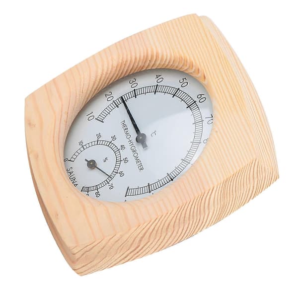 Digital Basturum Termometer Hygrometer Temperaturmätare