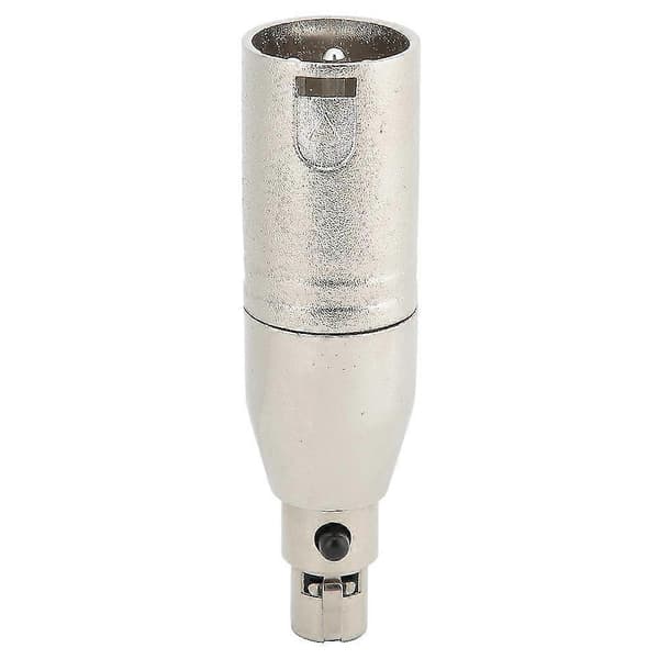 3-pin MINI XLR hun til XLR 3-pin han lydadapter forgyldt 2 stk.