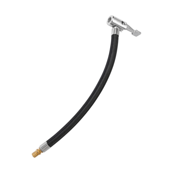 Tyre Pump Hose, Inflator Connector Push on Portable Car Air Tire Chuck Inflator Pump Extension Hose Adapter Pipe for Bicycle Motorcycle Car