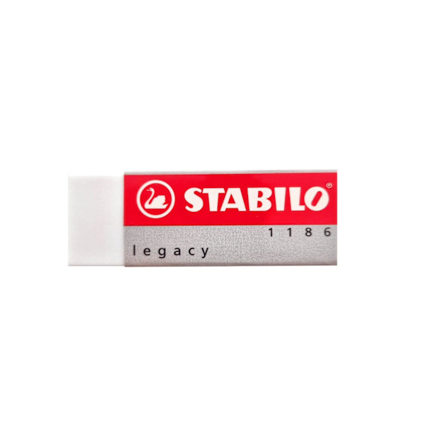 Legacy Large White Eraser Plastic Rubber Erasers [5-pack]