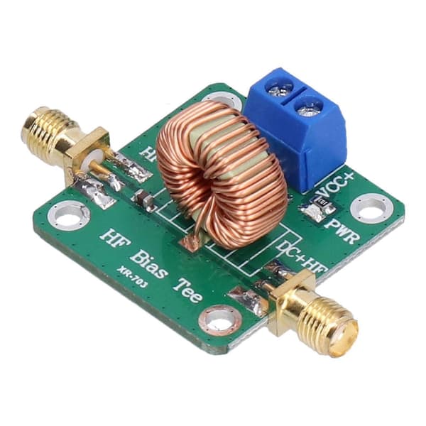 RF Bias Tee -moduuli 0,2–180 MHz, DC-estosuodatinlevy, elektroninen komponentti
