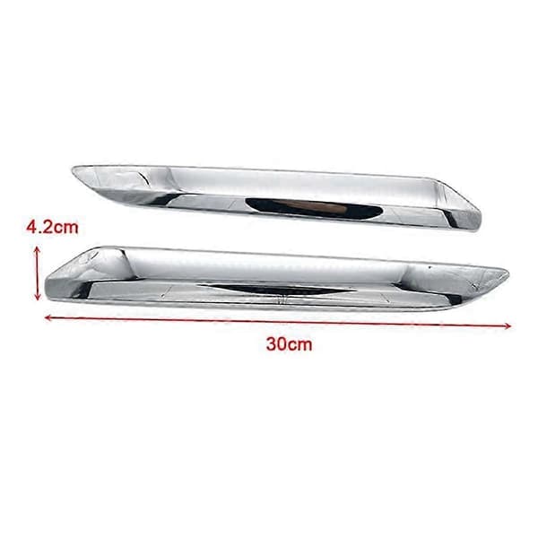 1 par bakre stötfångarlist skydd trim krom dekoration för Citroen C5 2009 2010 2011 2012