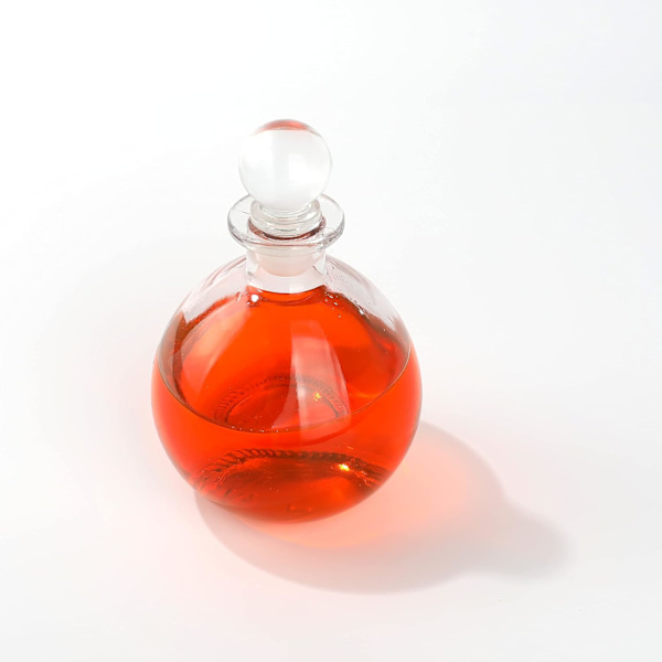 Dekorativ glasflaska (250 ml magiska dryckesflaskor med glaspropp)