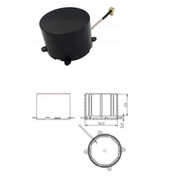 Fuld-bånds RTK højpræcision GsiPS fire-arms spiralantenne/Support SMA interface/PX4 ubemandet