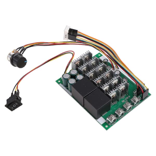 PWM DC Motor Kontroll Hastighetsregulator DC10V-55V 60A Spänningsregulator Dimmer