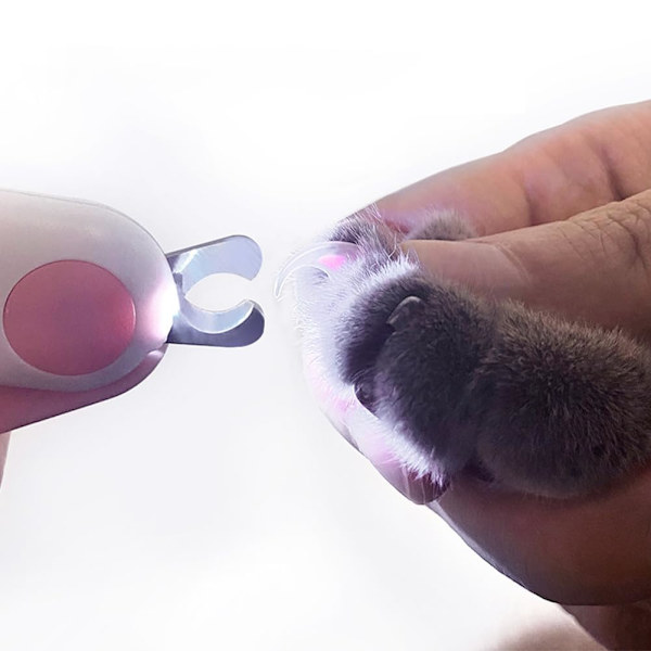 Kissankynsileikkurit LED-valolla, kissankynsileikkurit, ammattimaiset kissankynsileikkurit, LED-verilinjan lemmikkieläinten kynsileikkurit, kissan kynsisakset