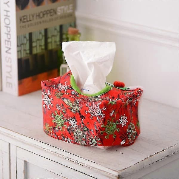 Juledekorasjon Tissue Box Dekorationssett Julestemning Dekorasjon For Julebord S