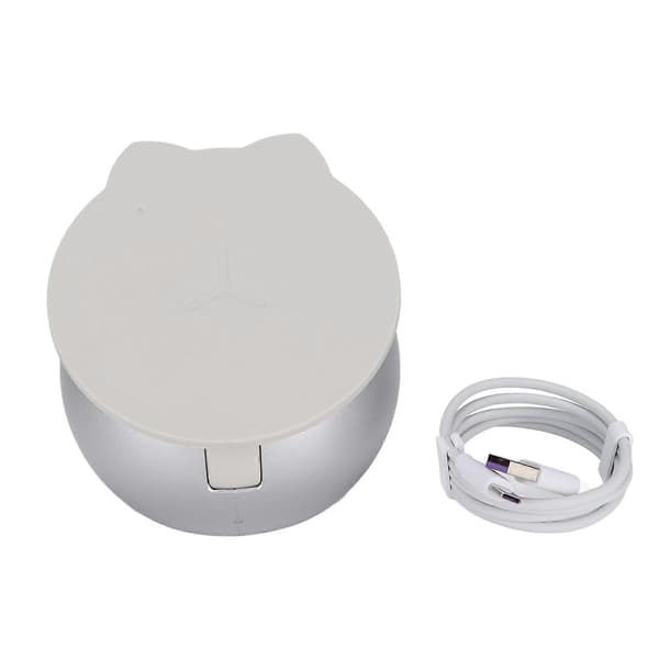 15W Magnetisk Trådløs Oplader Stand Dock Kompatibel med MagSafe til IPhone 12 Serien Sølv