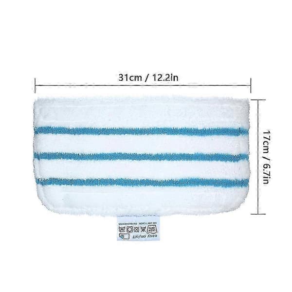 5-pak moppepuder, erstatning for Black + Decker dampmoppe FSM1610/FSM1630, vaskbare moppepude-tilbehør