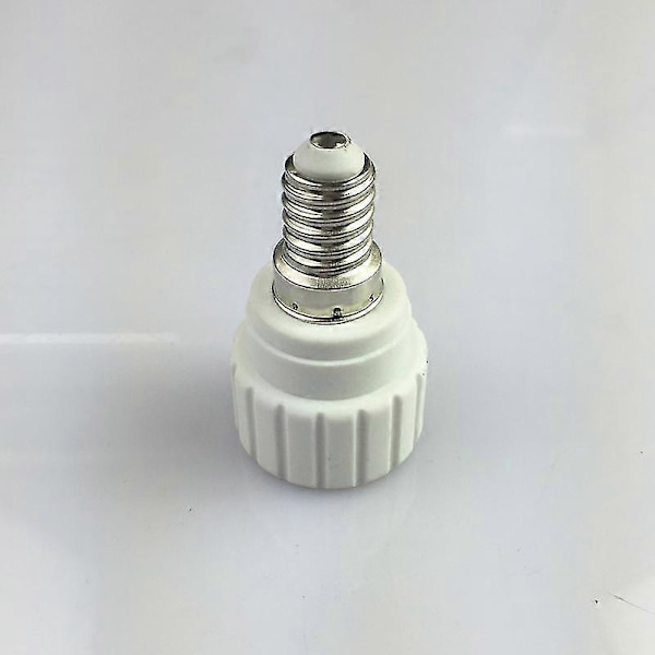 4-pak Keramisk Sokkeladapter E14 til Gu10 Base til LED-pærer, Halogenlamper, CFL