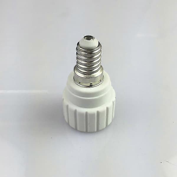4-pakning keramisk sokkeladapter E14 til GU10-sokkel for LED-pærer, halogenlamper, CFL