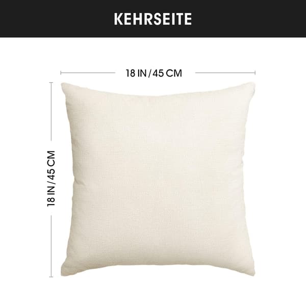 Set med 4 dekorativa kuddöverdrag med tallkottar 45 x 45 cm Soffa Vardagsrumsinredning