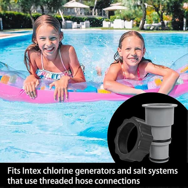 2-pack Poolslangsadapter med invändig gänga - Ersättningsslang