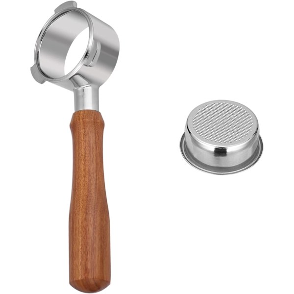 54mm pohjaton portafilter Breville 8 -sarjalle suodattimella