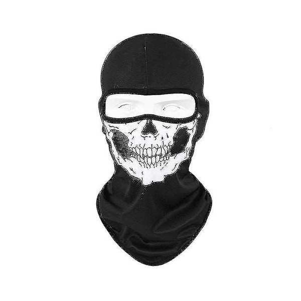 Balaclava med dødningehoved