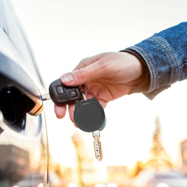 Personliga enheter, Smart GPS-tracker - Trådlös Smart Pet Tracker | Anti-förlorad platsspårare, liten GPS-enhet, objektdetektor (svart)