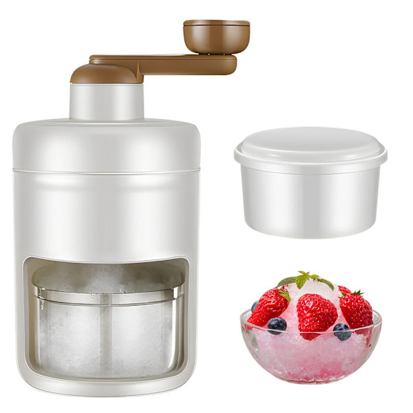 Ismaskross Ismaskrapare, Premium Bärbar Slushie-maskin (Vit)