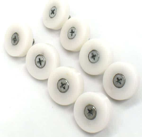 Nylon lejrhjul (diameter 19 mm) lejeremsskive med skrue sma