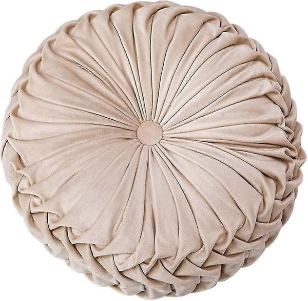 Pyntepute til sofa dekorativ 3D gresskar rund fløyel pute for sofa seng stol gulv 38 cm