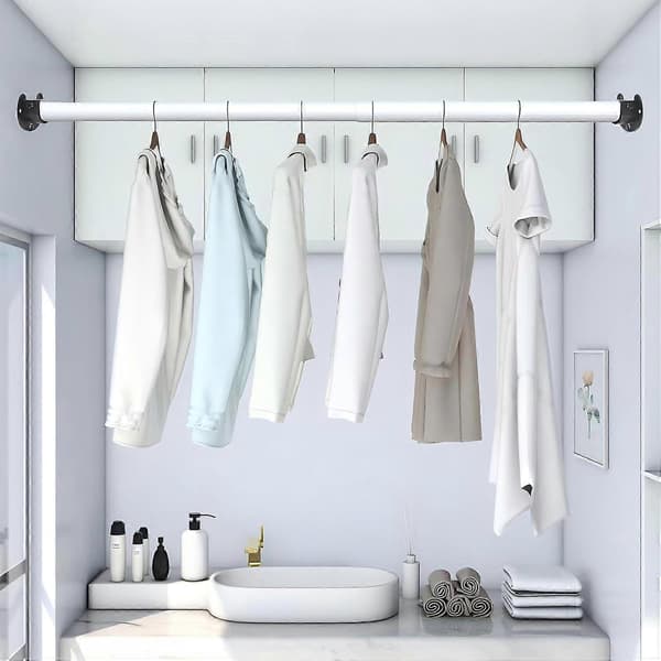 4 Stycken U-Formade Flänsstångsfästen Stånghållare i Rostfritt Stål
