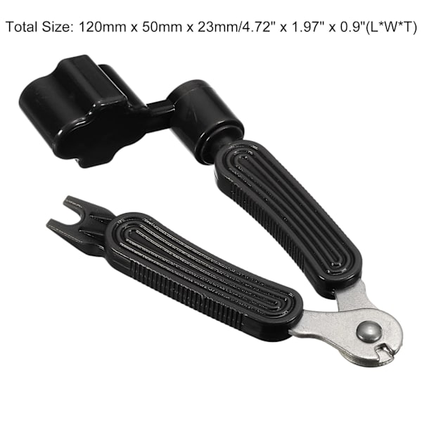 Gitarstrengsveiv Brofjernerstifttrekker, Svart