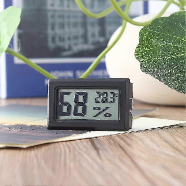 5-pak Mini Hygrometer Lille Digitalt Termometer Hygrometer LCD Skærm Indendørs