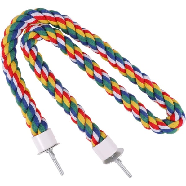 Fågelspiralrep Papagoja Klätterrep Fågelpinne Stativ, 105 cm