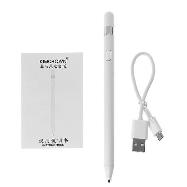 Bærbar Kapacitiv Blyant Micro Usb Opladning Touch Screen Stylus Pen Til Telefon Ipad Ios Android Telefon Windows System Tablet