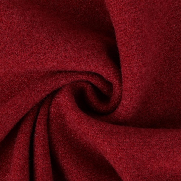 Dame Poncho Sjal med Knapper Frynser Kappe Tæppe Cashmere Blanding Blød Varm Multifunktionel til Forår Efterår Vinter red 68X200cm
