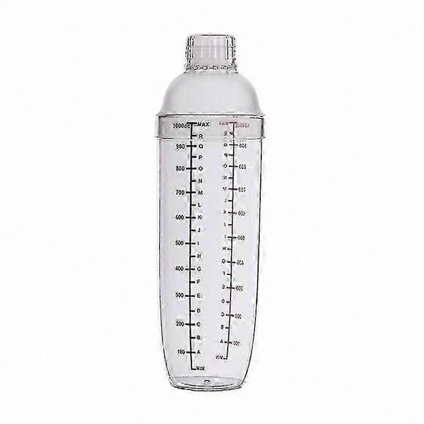 Transparent Cocktail Shaker Kop med Dobbelt Skala og Flere Størrelser til Vinblanding